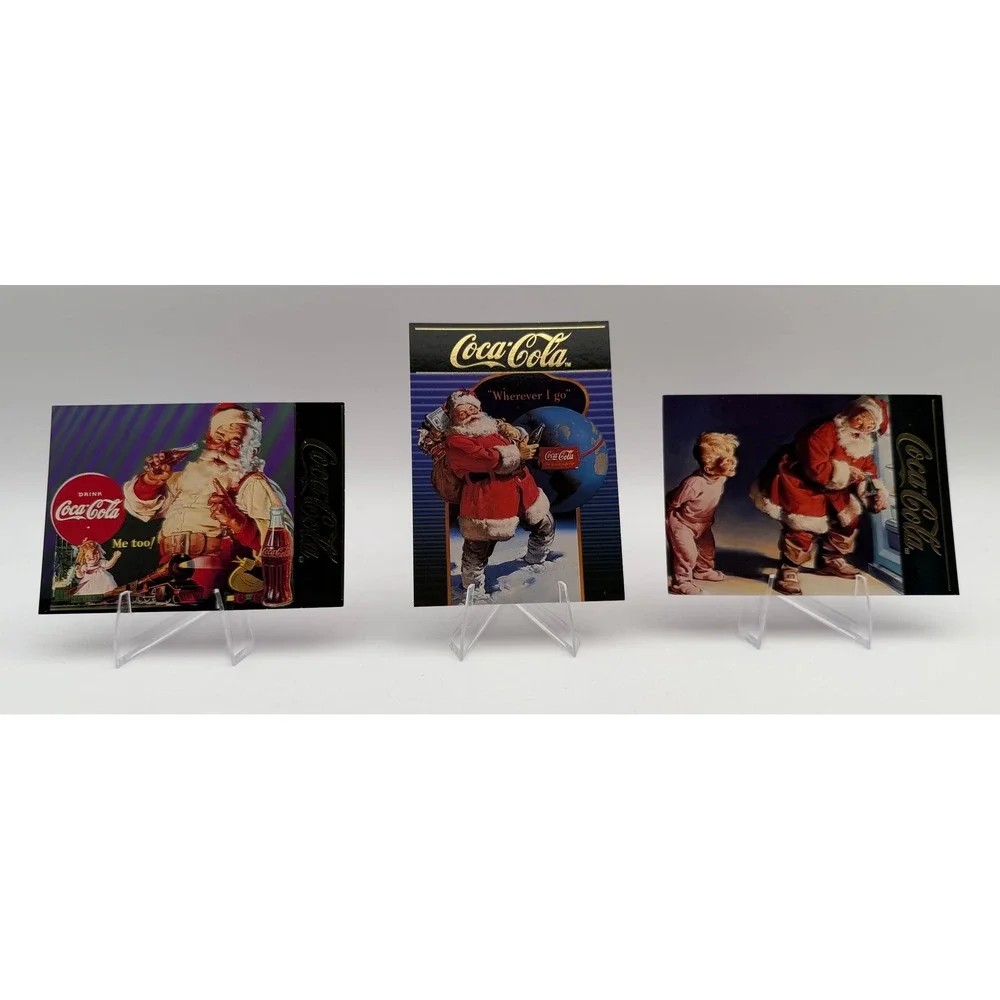 Coca-Cola Series 4 North Pole Collection Trading Cards Lot S-38 S-39 S-40 1995